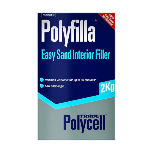 Polycell Polyfilla Easy Sand Interior Filler 2kg