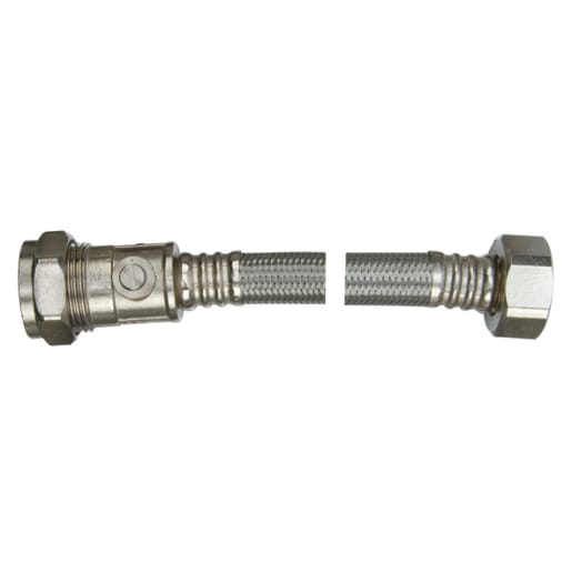 Altech Flexible Tap Connector with Iso Valve 15mm x 0.5