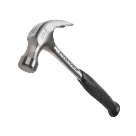 STANLEY Steelmaster Curved Claw Hammer 567g Black and Silver