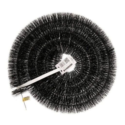 Hedgehog Gutter Brush 4M x 100mm Black
