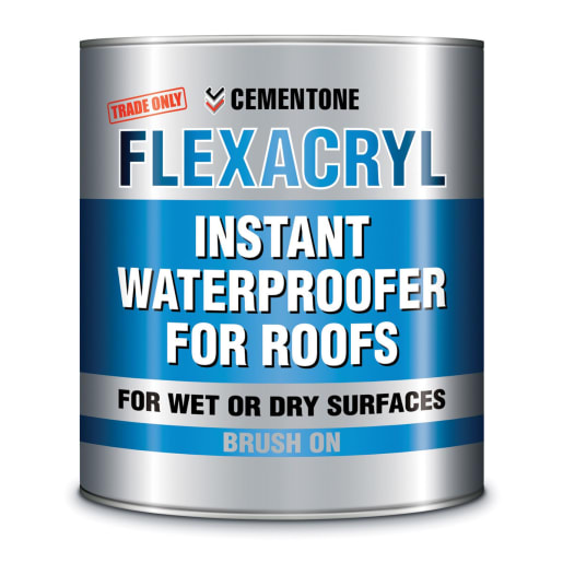 Cementone Flexacryl Instant Waterproofer for Roofs 2.5kg Grey