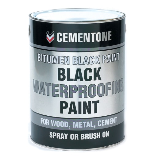 Bostic Cementone Bitumen Waterproof Paint 5.0L Black
