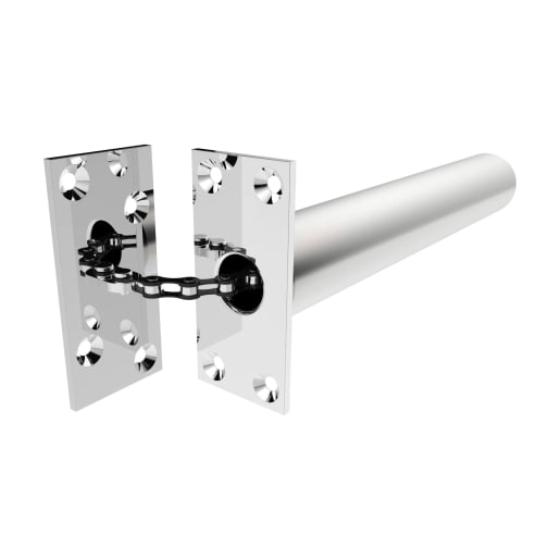 Carlisle Brass Concealed Chain Door Closer 139mm Polished Chrome