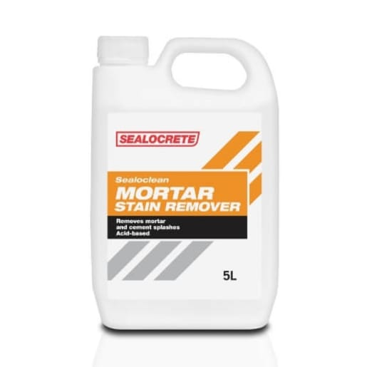 Sealocrete Sealoclean Mortar Stain Remover 5L Yellow