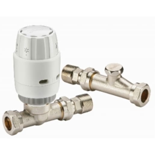 Danfoss BiDirectional TRV & Lockshield Valve 15mm