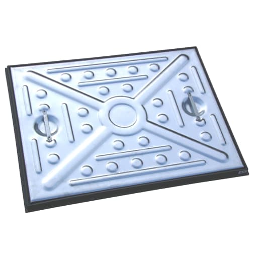 EJ Single Seal Manhole Cover and Frame 600 x 450mm Galvanised