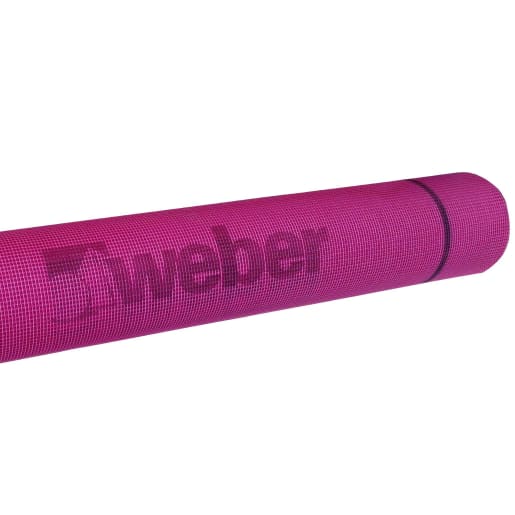Weber Reinforcement Mesh Cloth 50m x 1m Pink