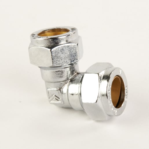 Altech Compression Elbow 15mm Chrome