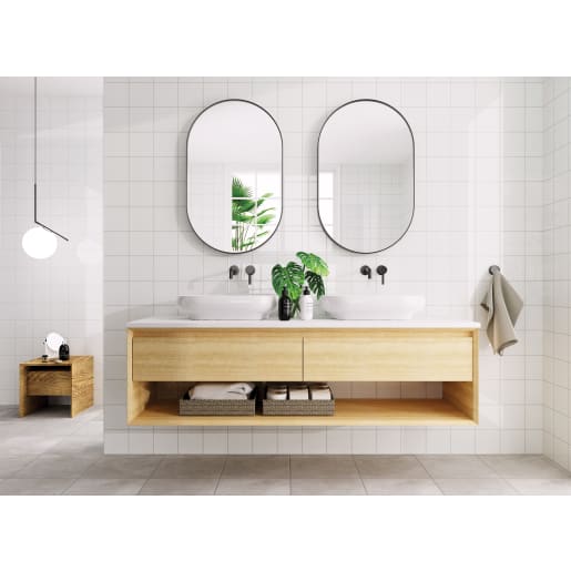 Gemini Reflections Square Wall Tile 150 x 150 x 6.5mm White