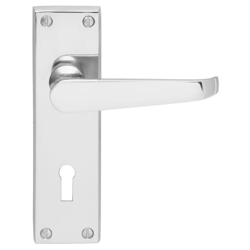 Carlisle Brass Victorian Lever Lock Contract Polished Chrome