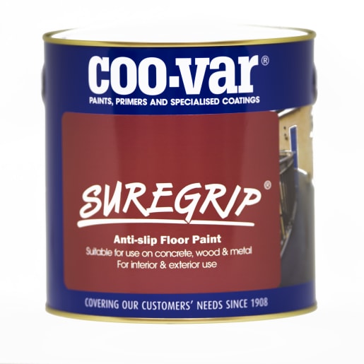 Coo-Var Suregrip Anti Slip Floor Paint 5L Grey