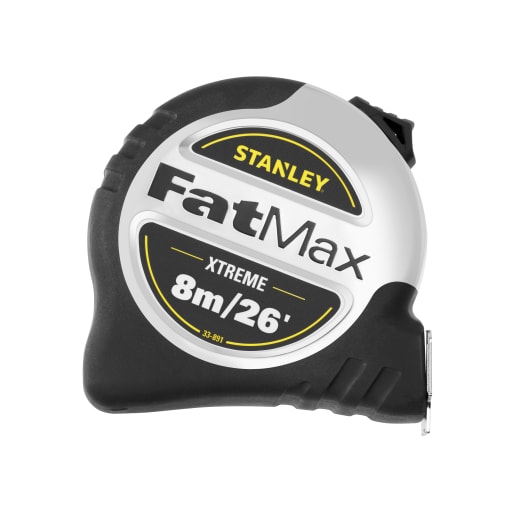 Stanley Fatmax XL Tape Measure 8m x 32mm Yellow